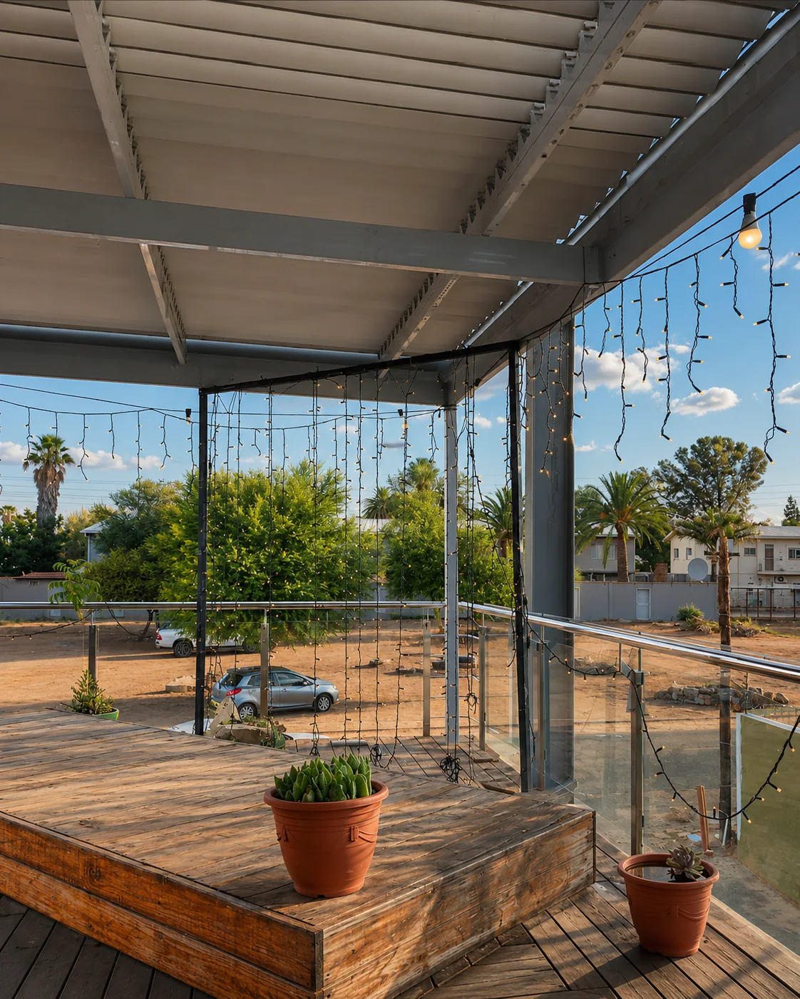 The Barn rooftop deck